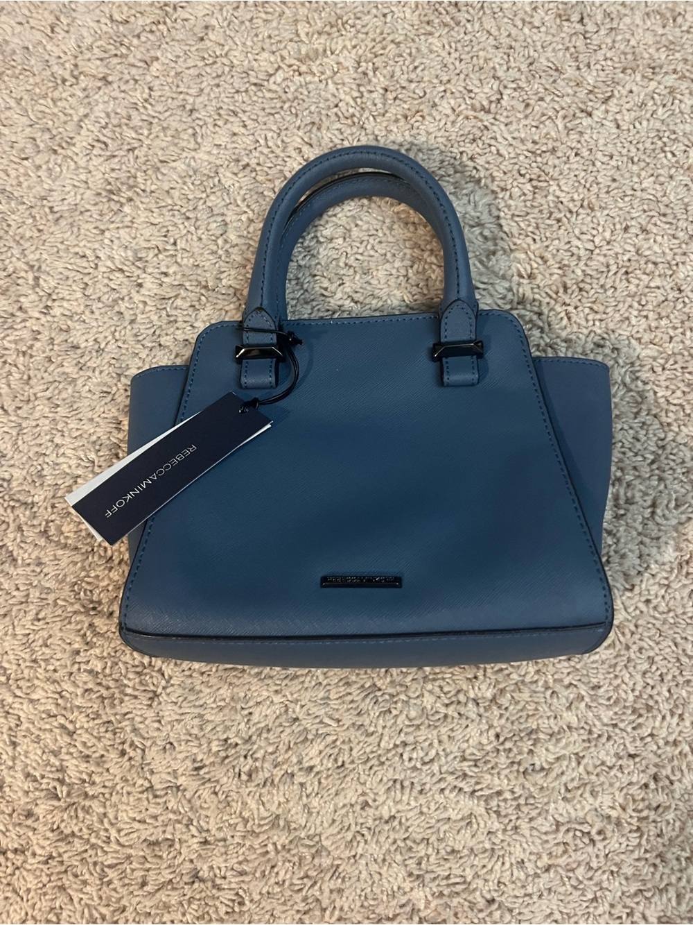 Rebecca Minkoff Slate Blue Mini Satchel